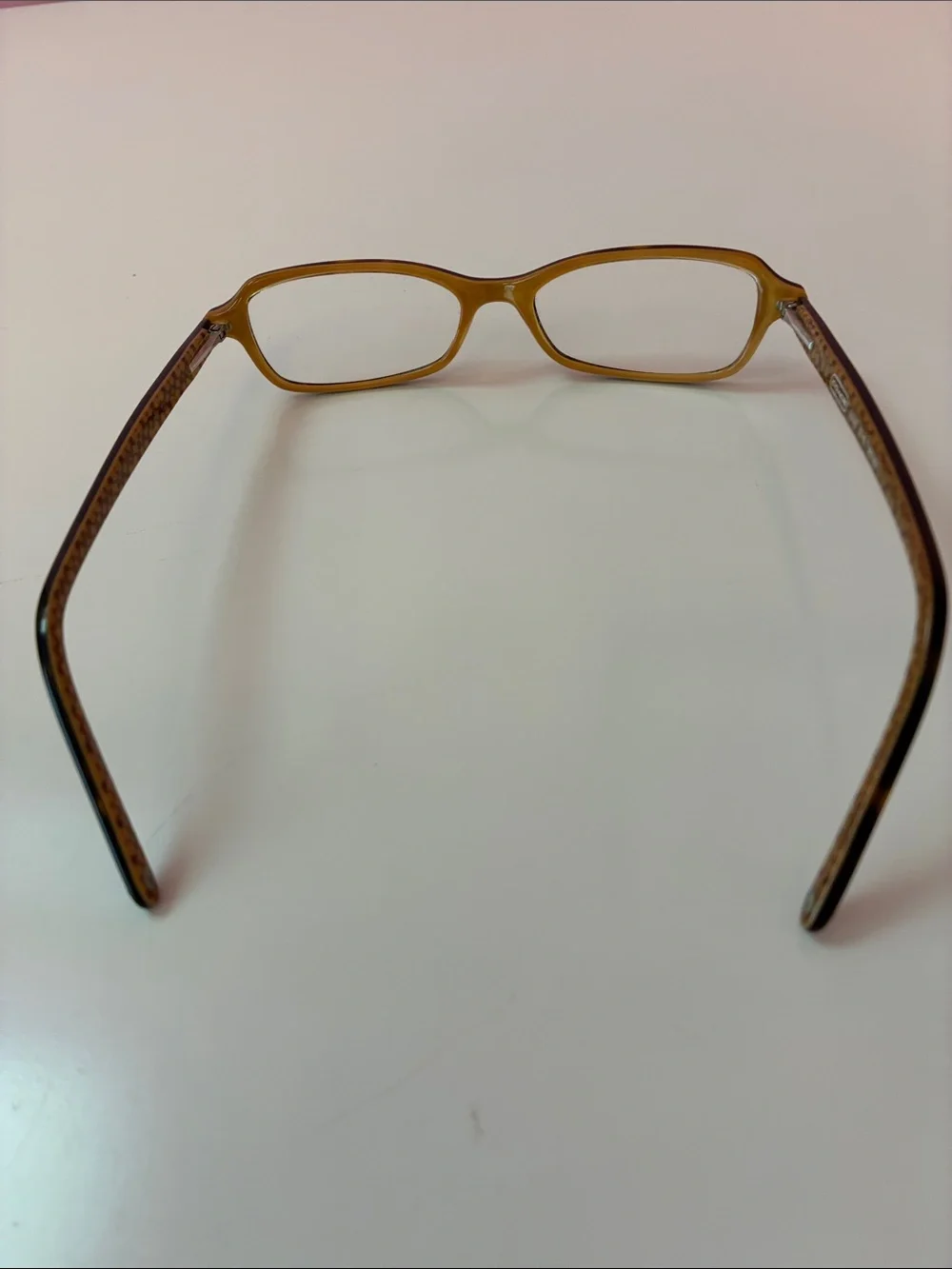 Coach Lizzie Kids Brown Tortoise Rectangle Eyeglasses Frames